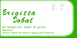 brigitta dobal business card